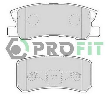 5000-1604 PROFIT Комплект тормозных колодок, дисковый тормоз