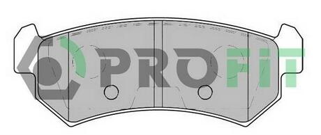 5000-1889 PROFIT Комплект тормозных колодок, дисковый тормоз