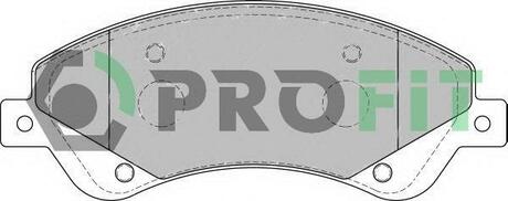 5000-1929 PROFIT Комплект тормозных колодок, дисковый тормоз