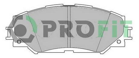 5000-2012 PROFIT Комплект тормозных колодок, дисковый тормоз