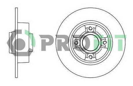 5010-1369 PROFIT Гальмівний диск