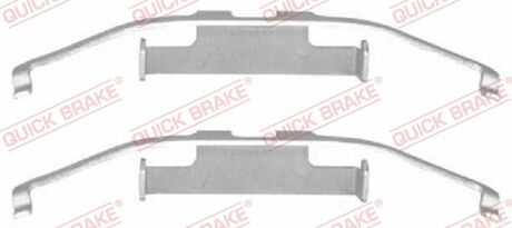 109-1097 QUICK BRAKE Комплект прижимних планок гальмівного супорту QUICK BRAKE 109-1097