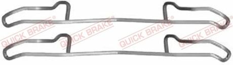 109-1100 QUICK BRAKE Комплект прижимних планок гальмівного супорту QUICK BRAKE 109-1100