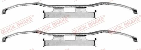 109-1213 QUICK BRAKE Комплект прижимних планок гальмівного супорту QUICK BRAKE 109-1213
