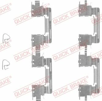 109-1613 QUICK BRAKE Комплект прижимних планок гальмівного супорту QUICK BRAKE 109-1613