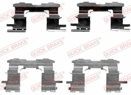 109-1631 QUICK BRAKE Комплект прижимних планок гальмівного супорту QUICK BRAKE 109-1631
