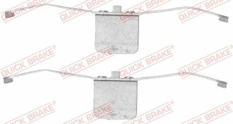 109-1639 QUICK BRAKE Комплект прижимних планок гальмівного супорту QUICK BRAKE 109-1639
