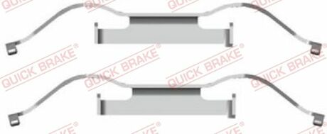 109-1681 QUICK BRAKE Комплект прижимних планок гальмівного супорту QUICK BRAKE 109-1681