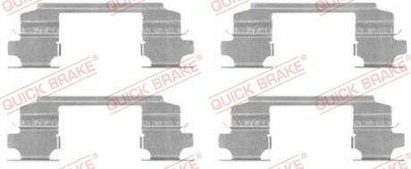 109-1686 QUICK BRAKE Комплектующие, колодки дискового тормоза