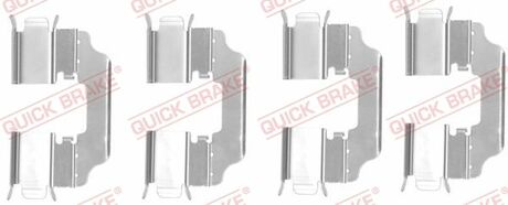 109-1770 QUICK BRAKE Комплект прижимних планок гальмівного супорту QUICK BRAKE 109-1770
