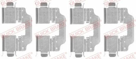 109-1773 QUICK BRAKE Комплектуючі, колодки дискового тормоза