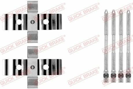 109-1848 QUICK BRAKE Комплектующие, колодки дискового тормоза