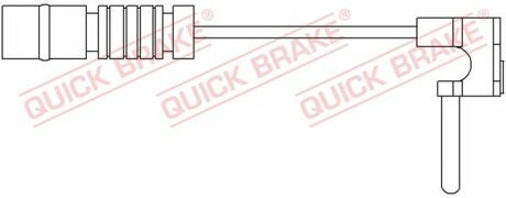 WS 0172 A QUICK BRAKE Сигнализатор, износ тормозных колодок