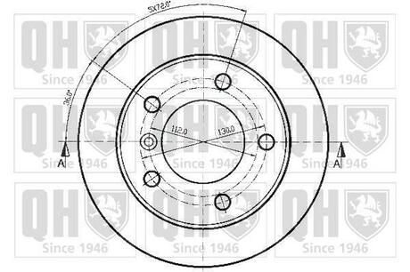 BDC4699 QUINTON HAZELL Тормозной диск