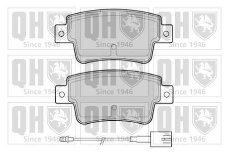 BP1768 QUINTON HAZELL Комплект тормозных колодок, дисковый тормоз