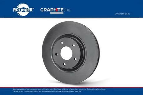 RT 20163-GL/T5 ROTINGER Диск тормозной вентилируемый графитовый (кратно 2) OPEL SIGNUM, VECTRA C, SAAB 9-3, FIATCROMA [285X42] ()