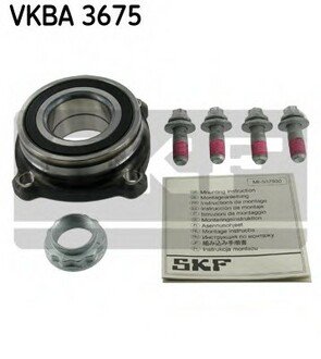 VKBA 3675 SKF Комплект подшипника ступицы колеса