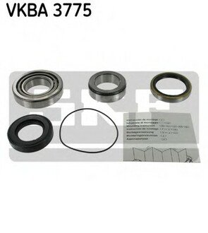 VKBA 3775 SKF Комплект подшипника ступиці колеса