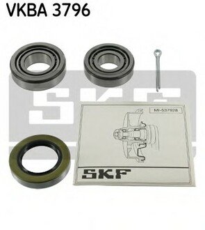 VKBA 3796 SKF Підшипник колеса,комплект