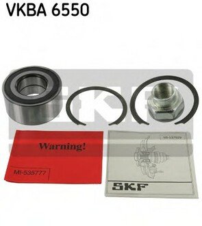 VKBA 6550 SKF Підшипник колеса,комплект
