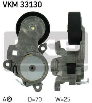 VKM 33130 SKF Натяжной ролик, поликлиновой ремень
