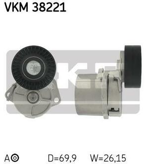 VKM 38221 SKF BMW натяжний ролик з механізмом 316i,318i E36,M43 93-