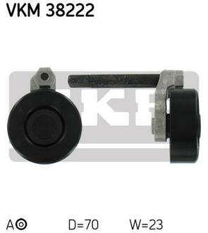 VKM 38222 SKF Натяжной ролик, поликлиновой ремень