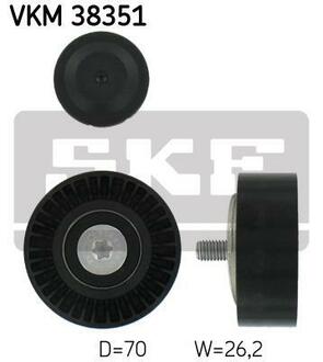 VKM 38351 SKF Паразитный / ведущий ролик, поликлиновой ремень