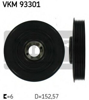 VKM 93301 SKF Ременный шкив, коленчатый вал