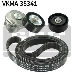 VKMA 35341 SKF OPEL комплект поліклинового ременя (ремінь + натягувач+ролик) ASTRA J 1.7 CDTI 09-