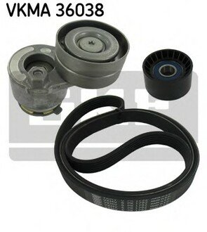 VKMA 36038 SKF Поликлиновой ременный комплект