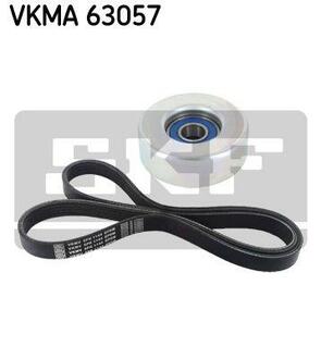 VKMA 63057 SKF Комплект (ремінь+ролики)