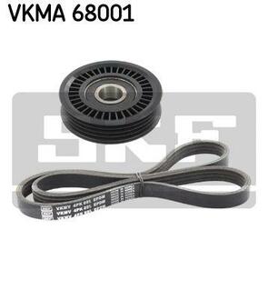 VKMA 68001 SKF Комплект (ремінь+ролики)
