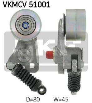 VKMCV 51001 SKF Натяжной ролик, поликлиновой ремень