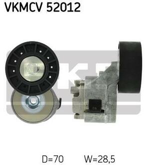 VKMCV 52012 SKF Натяжной ролик, поликлиновой ремень