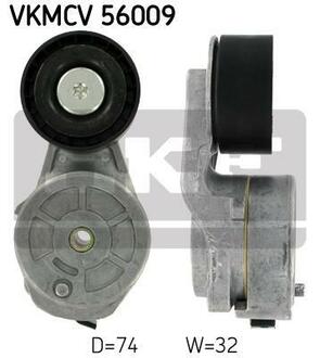 VKMCV 56009 SKF Натяжной ролик, поликлиновой ремень