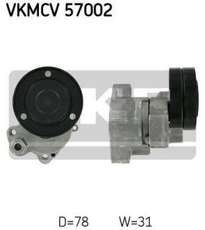 VKMCV 57002 SKF Натяжной ролик, поликлиновой ремень