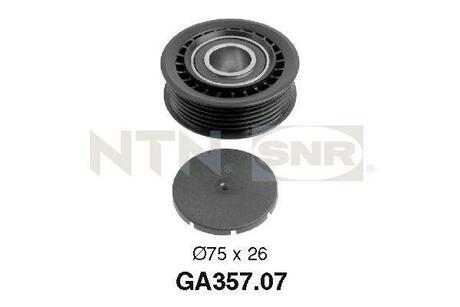 GA357.07 SNR NTN Натяжна ролик, поліклиновий ремінь VW Transporter, LT 074145278F (Ви-во NTN-SNR)