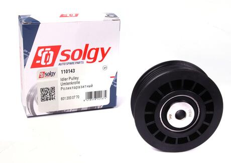 110143 Solgy Ролик натяжний ременя генератора SOLGY 110143