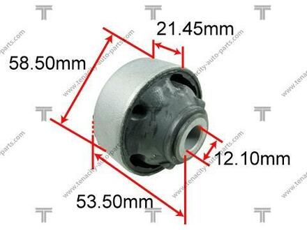 AAMNI1019 TENACITY Сайлентблок важеля nissan tiida 04-12