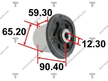 AAMNI1072 TENACITY Сайлентблок важеля nissan tiida 04-12