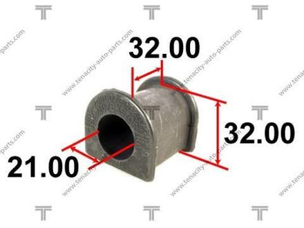 ASBTO1003 TENACITY Втулка стабілізатора toyota premio 1.6/2.0 97-