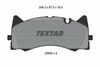 2583801 TEXTAR Комплект гальмівних колодок (фото 2)