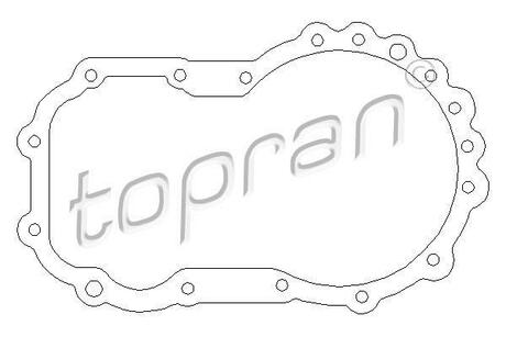 100 077 TOPRAN / HANS PRIES Прокладка кришки КПП TOPRAN 100077 оригінальна запчастина