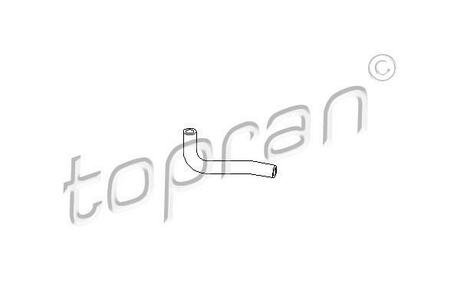 100 717 TOPRAN / HANS PRIES Шланг радиатора TOPRAN 100717 оригінальна запчастина