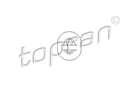 104403 TOPRAN / HANS PRIES Кронштейн, глушитель