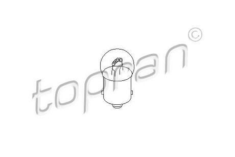 104 489 TOPRAN / HANS PRIES Автолампа R10W 12V 10W BA15s задня протитуманна фара