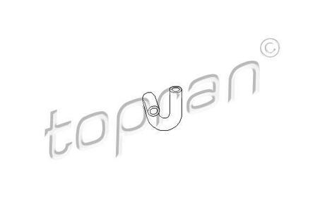 107304 TOPRAN / HANS PRIES Шланг радиатора
