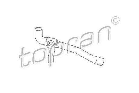109009 TOPRAN / HANS PRIES Шланг радіатора (система охолодження)