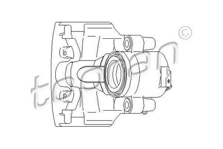 110288 TOPRAN / HANS PRIES Тормозной суппорт